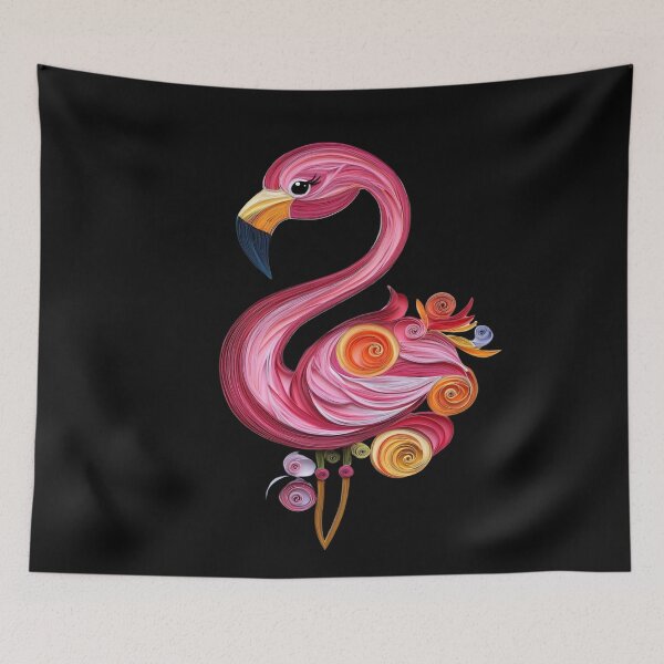 Item preview, Cute Kawaii Flamingo designed and sold by PrintsByFrank.
