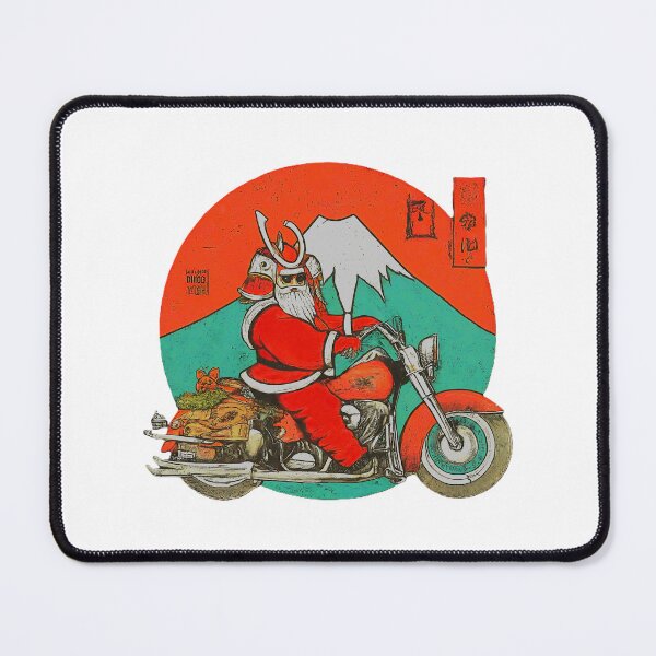Item preview, Santa Claus Riding Motorcycle Christmas , Retro Santa Biker Holiday , Cool Christmas Gift for Bikers and Santas Fans designed and sold by Indyadizine.