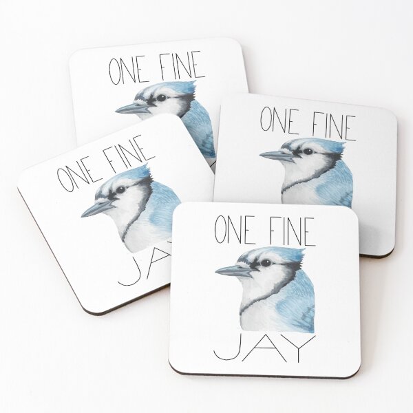 Item preview, One Fine Day (Blue Jay) designed and sold by LauraWolfArtist.
