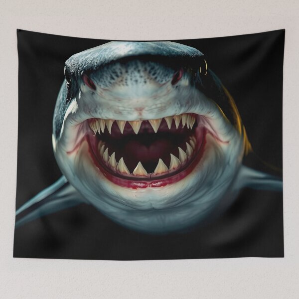 Item preview, Grinning Shark  designed and sold by Skye Ryan-Evans.