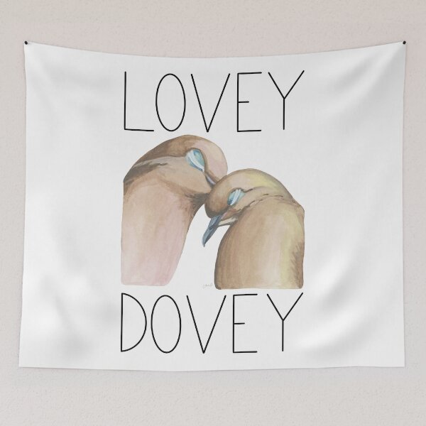 Item preview, Lovey Dovey (Mourning Doves) designed and sold by LauraWolfArtist.