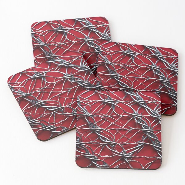 Item preview, Metallic Barbed Wire Pattern designed and sold by Mark Cannon.