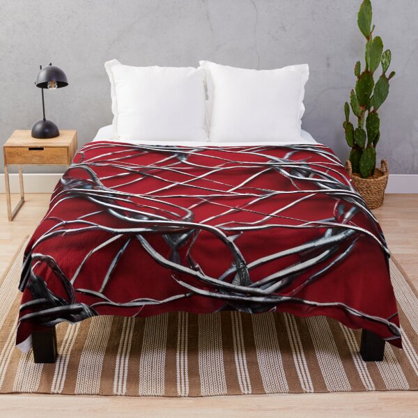 Item preview, Metallic Barbed Wire Pattern designed and sold by Mark Cannon.