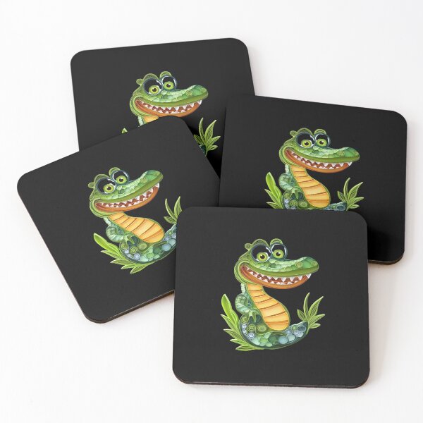 Item preview, Cute Kawaii Crocodile designed and sold by PrintsByFrank.