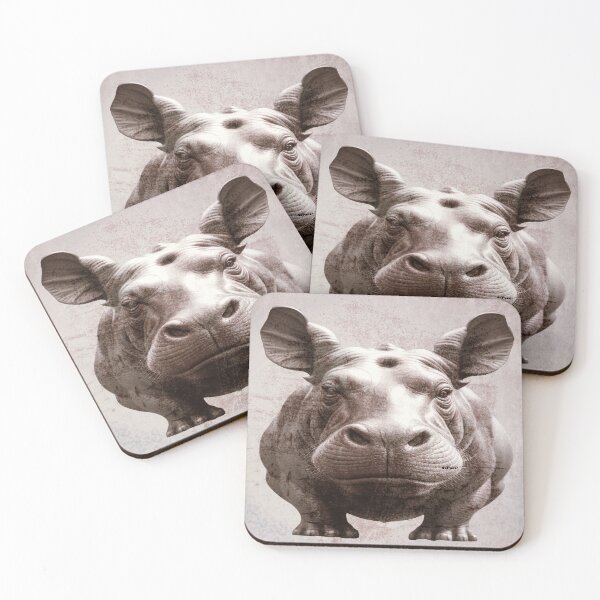 Item preview, Grunge Hippo: A Portrait of Obesity - dePace' designed and sold by mrpropcake.