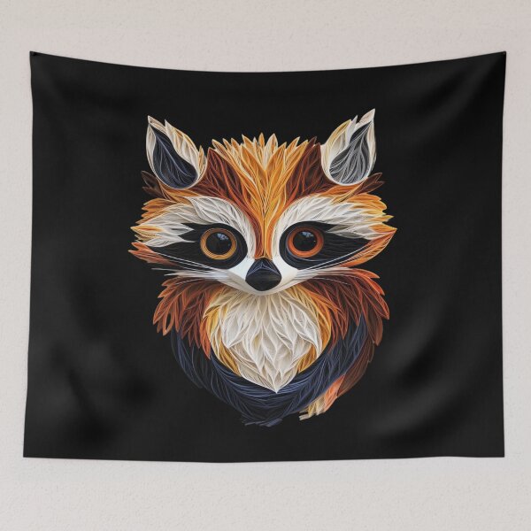Item preview, Cute Kawaii Raccoon designed and sold by PrintsByFrank.