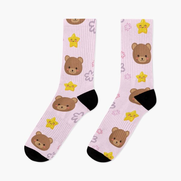 Item preview, Cute bear with star in pink pastel designed and sold by HoneyBlizz.