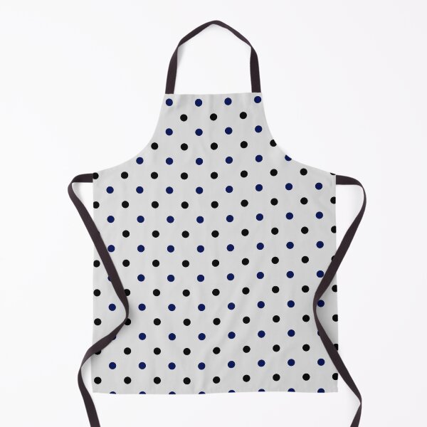 Item preview, Black and Navy Blue Polka Dots Pattern designed and sold by Patternliss.