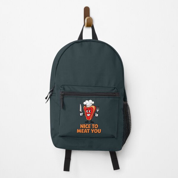 Item preview, Nice To Meat You Funny Food Quote designed and sold by TheArtOfPat.