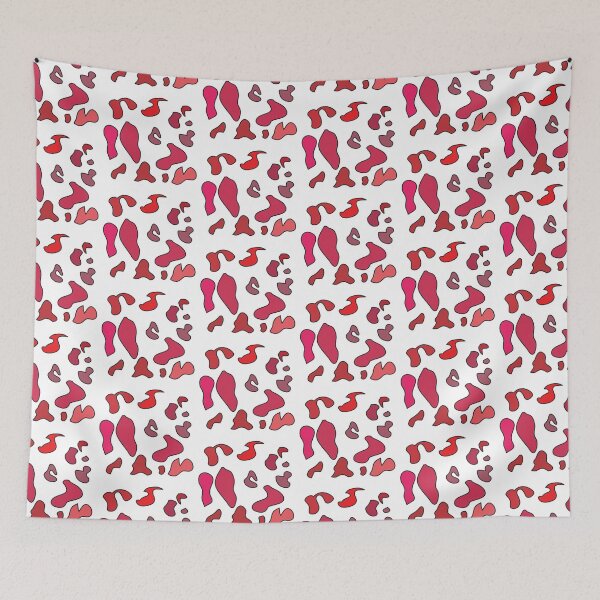 Item preview, Some Funky Shapes Pink And Red designed and sold by TheRainFamily.