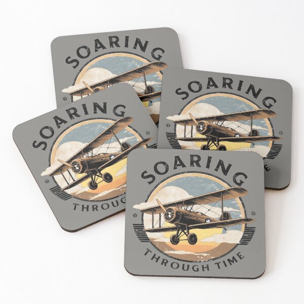 Item preview, BEST SELLER Vintage Aviation Design - Soaring Through Time designed and sold by Wearable Prints.