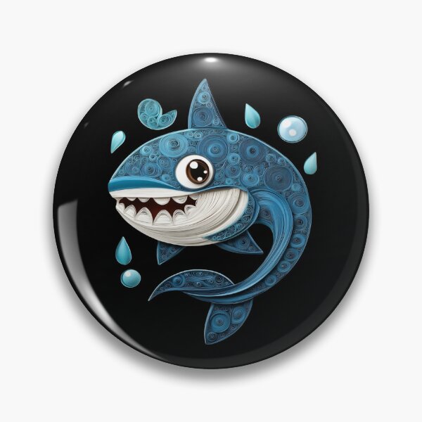 Item preview, Cute Kawaii Shark designed and sold by PrintsByFrank.