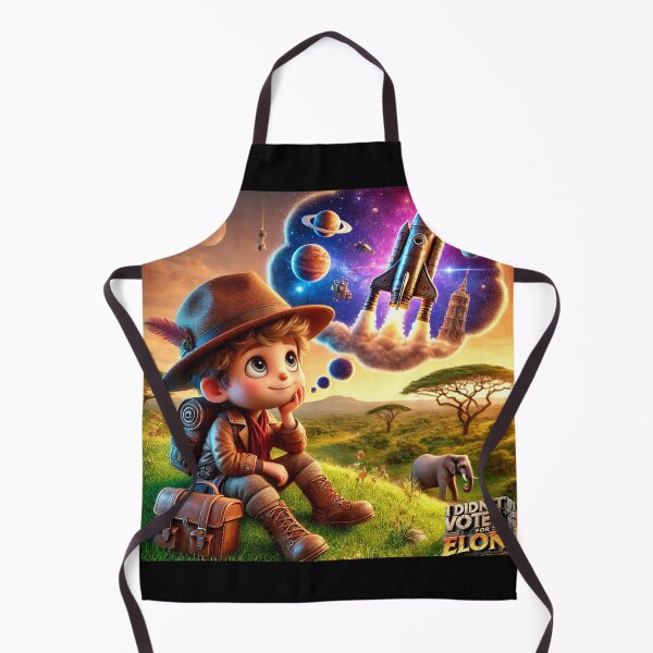 Item preview, "Young Elon Dreams of Traveling to the Stars" designed and sold by MySheetMusicArt.