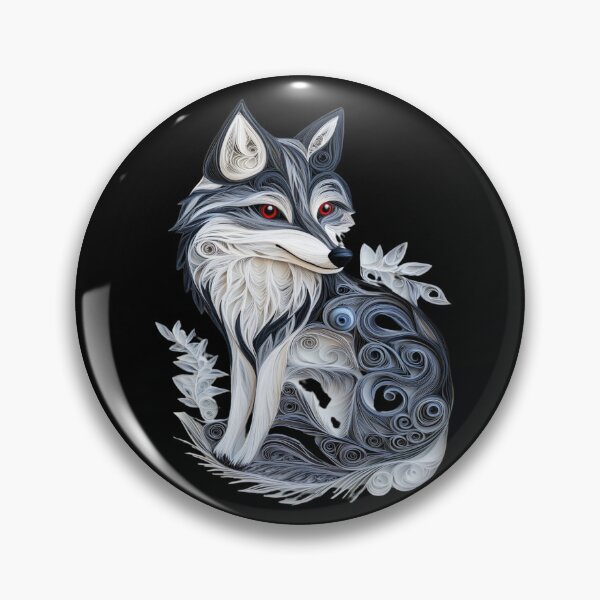 Item preview, Cute Kawaii Wolf designed and sold by PrintsByFrank.