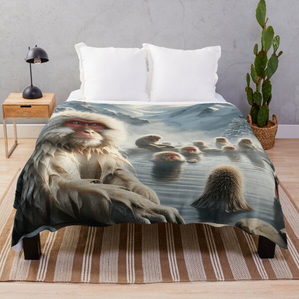Item preview, JAPANESE MONKEYS IN HOT SPRINGS designed and sold by origingallery.