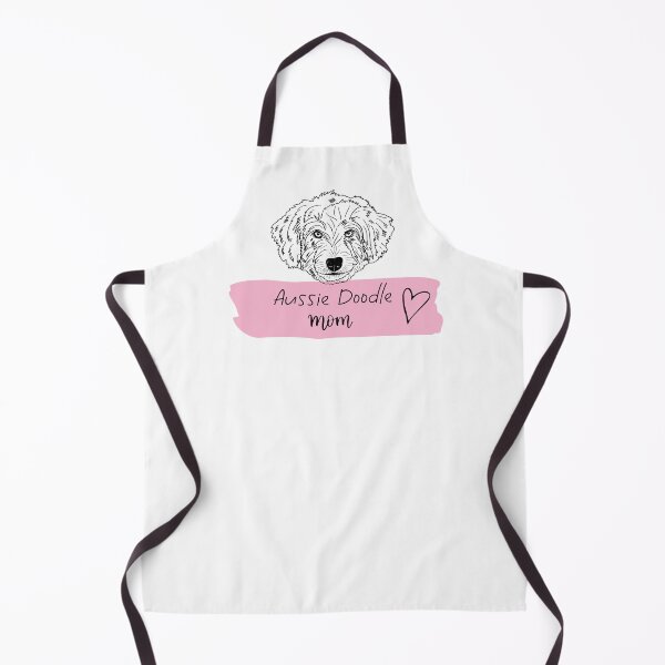 Item preview, Aussie Doodle Dog Mum Line Art - Pink Design designed and sold by HorizonWallArt.