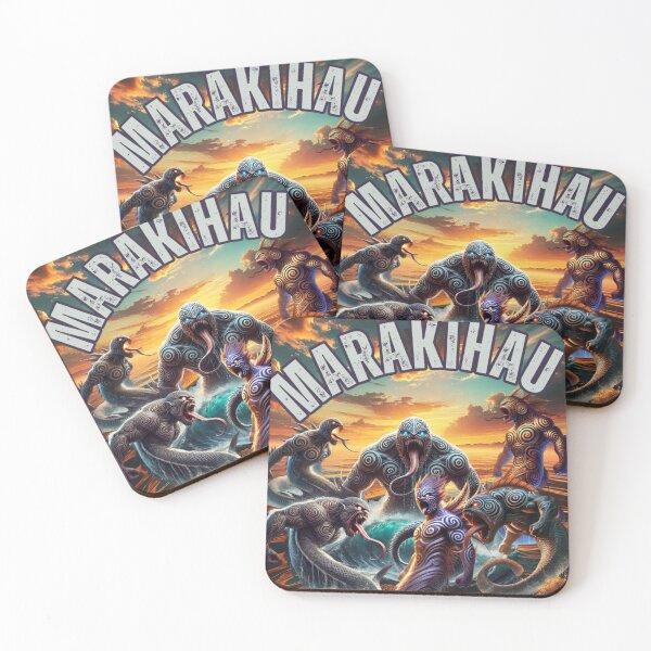 Item preview, Fierce Marakihau Protectors designed and sold by MiharoAiDesigns.