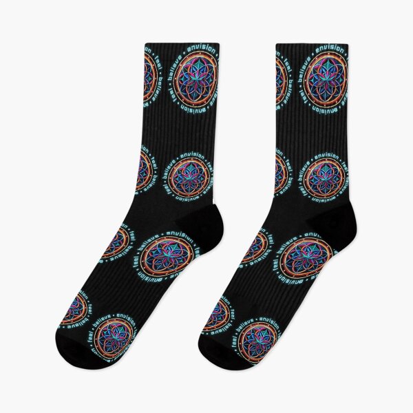 Item preview, Sacred Geometry Cymatics Vibration & Flower of Life Six Petal Cyan designed and sold by Zeporas Castle.