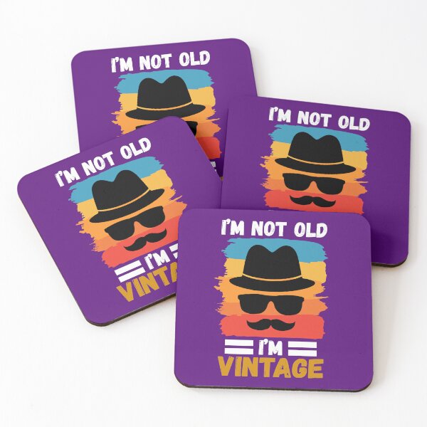 Item preview,  I'm not Old I'm Vintage. Old School. Father's Day, Dad's Gift designed and sold by DesignHouse07.
