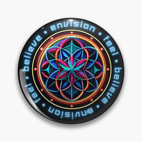 Artikelvorschau, Sacred Geometry Cymatics Vibration & Flower of Life Six Petal Blue entworfen und verkauft von Zeporas Castle.