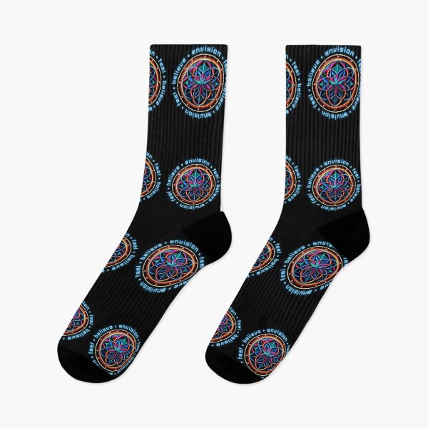 Item preview, Sacred Geometry Cymatics Vibration & Flower of Life Six Petal Blue designed and sold by Zeporas Castle.