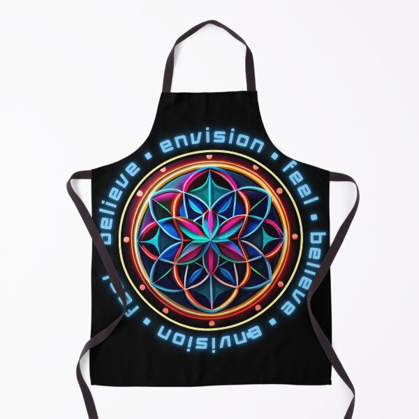 Item preview, Sacred Geometry Cymatics Vibration & Flower of Life Six Petal Blue designed and sold by Zeporas Castle.
