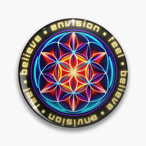 Artikelvorschau, Sacred Geometry Cymatics Vibration & Seed of Life Yellow entworfen und verkauft von Zeporas Castle.