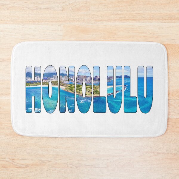 Item preview, HONOLULU - Vista aérea de la playa Ala Moana: un día perfecto en el paraíso designed and sold by Adam Gormley.