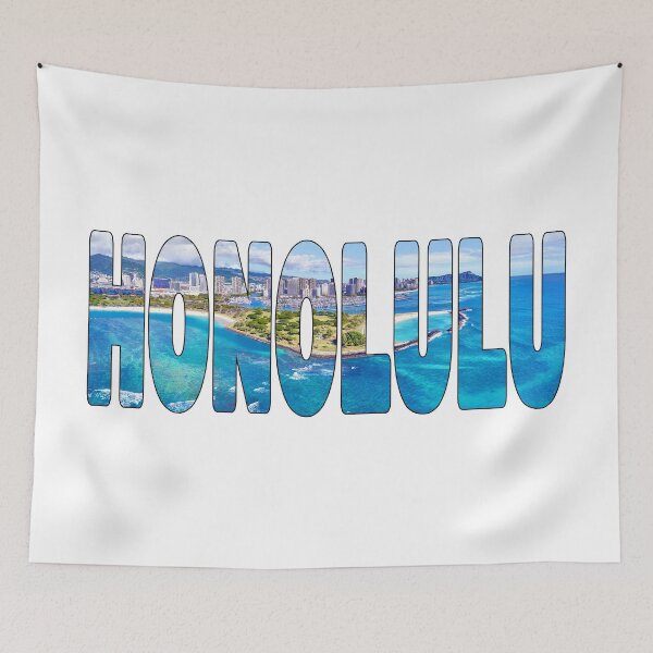 Item preview, HONOLULU - Ala Moana Beach Aerial Perfect Day Paradise designed and sold by Adam Gormley.