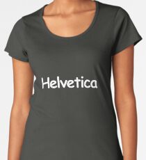 Helvetica Women's Premium T-Shirt