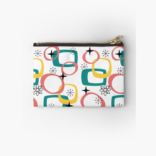 Item preview, Mid Century Modern Shapes Pattern Ovals Rectangles Stars Space Age Era designed and sold by Itaya Art.