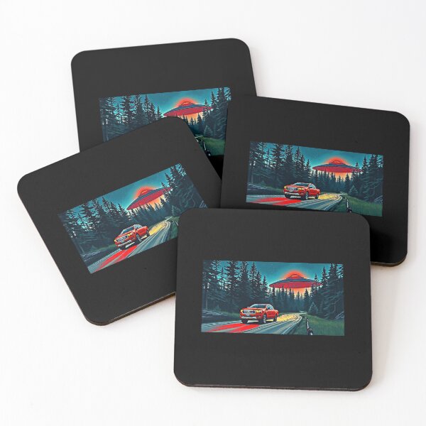 Item preview, High speed chase with a UFO in my red Ford Ranger designed and sold by Earth Nature Creations.