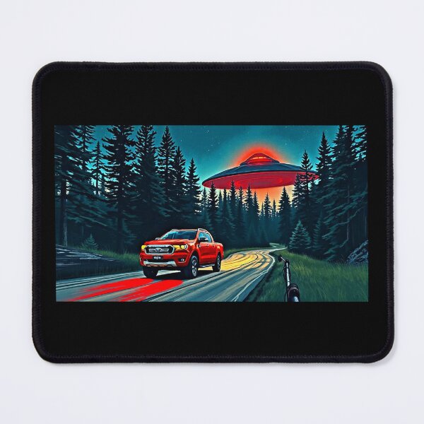 Item preview, High speed chase with a UFO in my red Ford Ranger designed and sold by Earth Nature Creations.