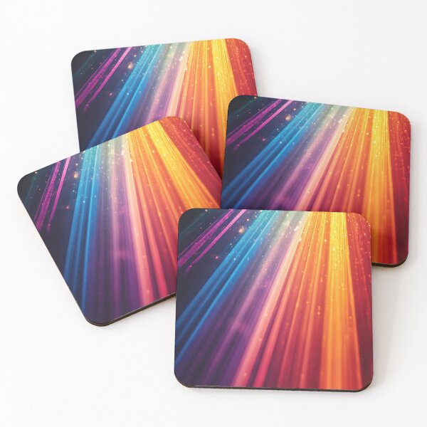 Item preview, Rainbow Laser Beams Vibrant Dance Floor Lighting designed and sold by OriginalBeerCat.