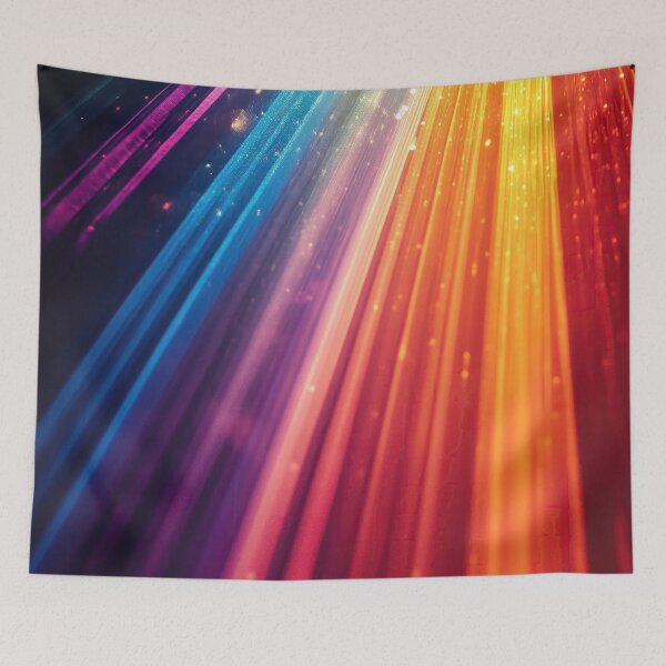 Item preview, Rainbow Laser Beams Vibrant Dance Floor Lighting designed and sold by OriginalBeerCat.