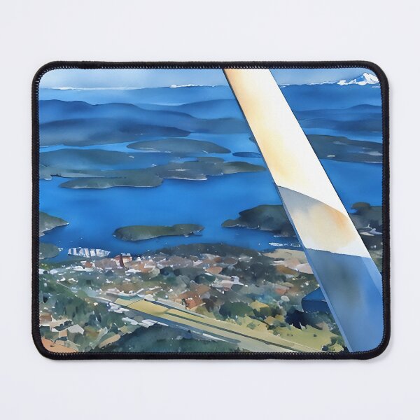 Item preview, Friday Harbor San Juan Islands Washington (Watercolor) designed and sold by flyscenicair.