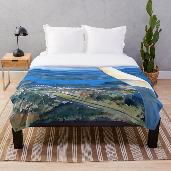 Item preview, Friday Harbor San Juan Islands Washington (Watercolor) designed and sold by flyscenicair.
