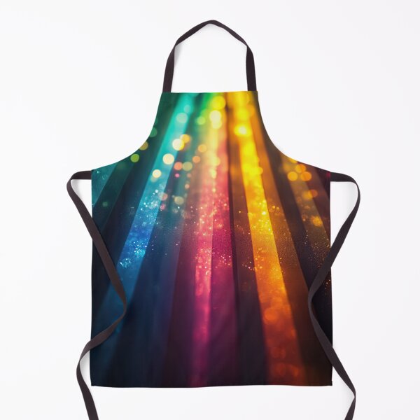 Item preview, Radiant Rainbow Lasers Vibrant Bokeh Pattern designed and sold by OriginalBeerCat.