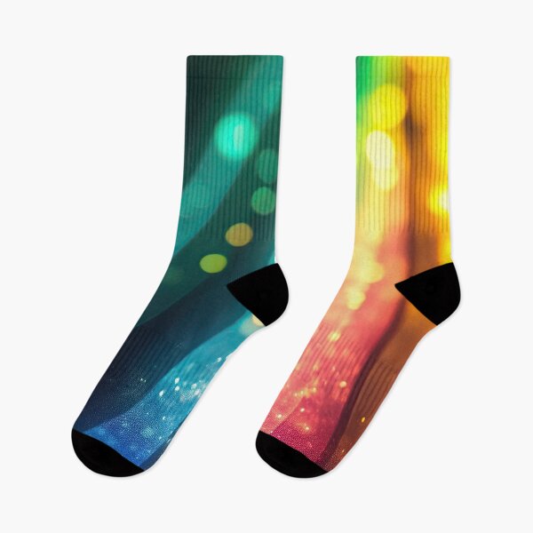 Item preview, Radiant Rainbow Lasers Vibrant Bokeh Pattern designed and sold by OriginalBeerCat.