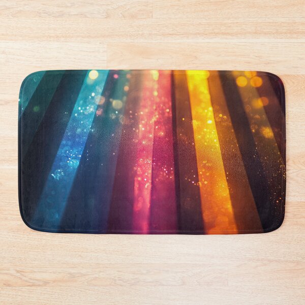Item preview, Radiant Rainbow Lasers Vibrant Bokeh Pattern designed and sold by OriginalBeerCat.