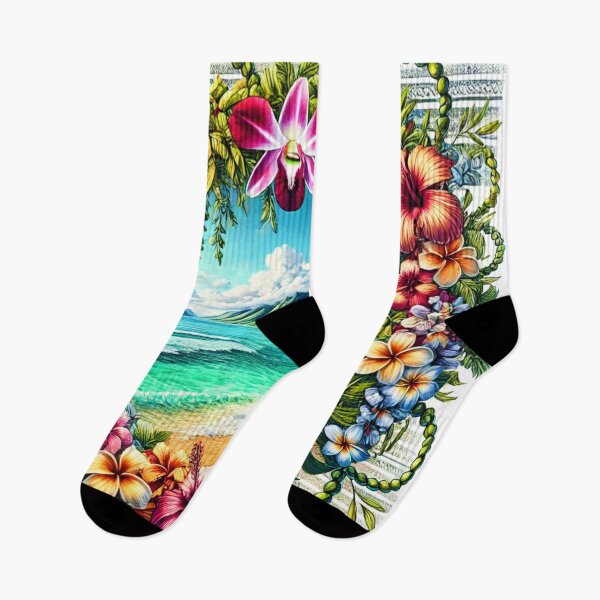 Item preview, Paraíso tropical con marco floral designed and sold by Wiredart.