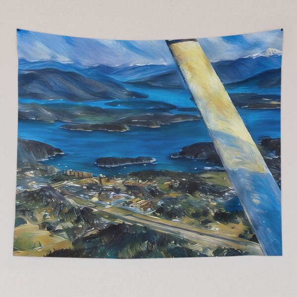 Item preview, Friday Harbor San Juan Islands Washington (Pastel) designed and sold by flyscenicair.
