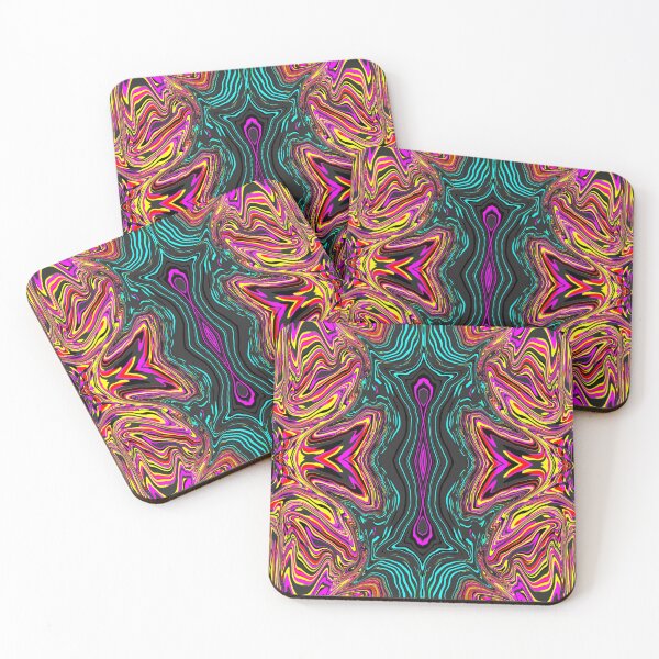 Item preview, Patterns of vibrant-colored waves designed and sold by แพตตรา.