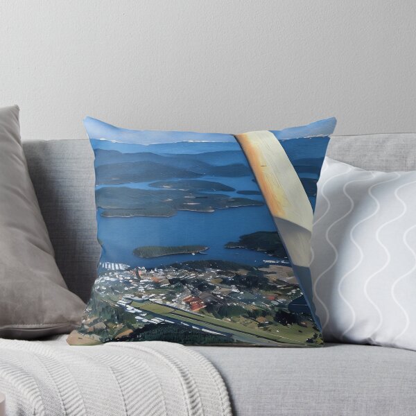 Item preview, Friday Harbor San Juan Islands Washington (Oil Painting) designed and sold by flyscenicair.