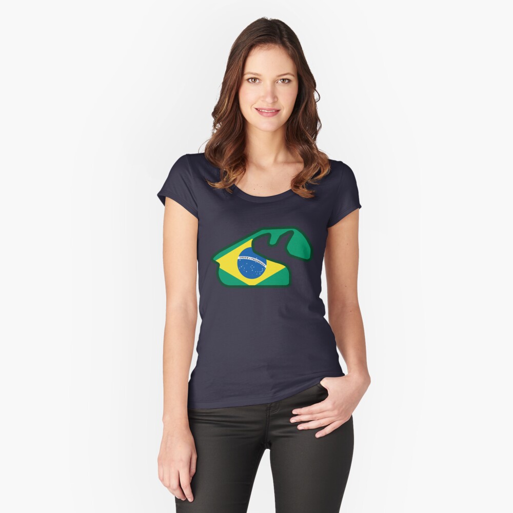 Autódromo José Carlos Pace - Interlagos, Brazil Fitted Scoop T-Shirt