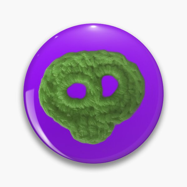 Item preview, Green Crochet Skull designed and sold by PaintAndChaos.