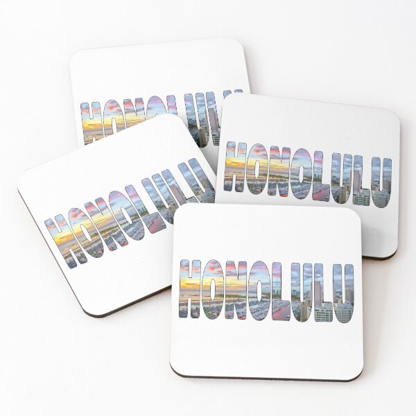 Item preview, HONOLULU - Ala Wai Boat Harbor Sunrise Glow designed and sold by Adam Gormley.