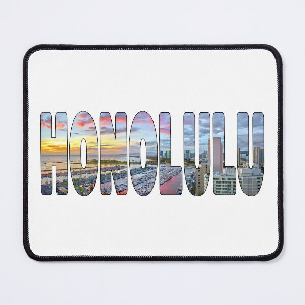 Item preview, HONOLULU - Ala Wai Boat Harbor Sunrise Glow designed and sold by Adam Gormley.