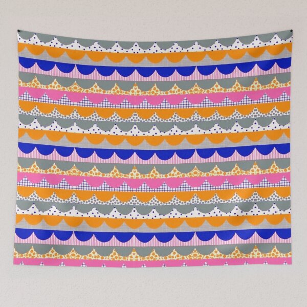Item preview, fancy festive buntings designed and sold by beatbeatwing.