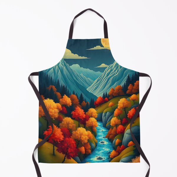 Item preview, Charming Autumn Winding River designed and sold by irynaartbyim.
